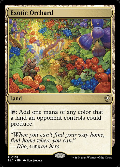 Magic the Gathering Card - Exotic Orchard - MTG Circle