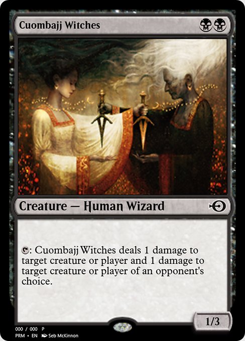 Magic the Gathering Card - Cuombajj Witches - MTG Circle