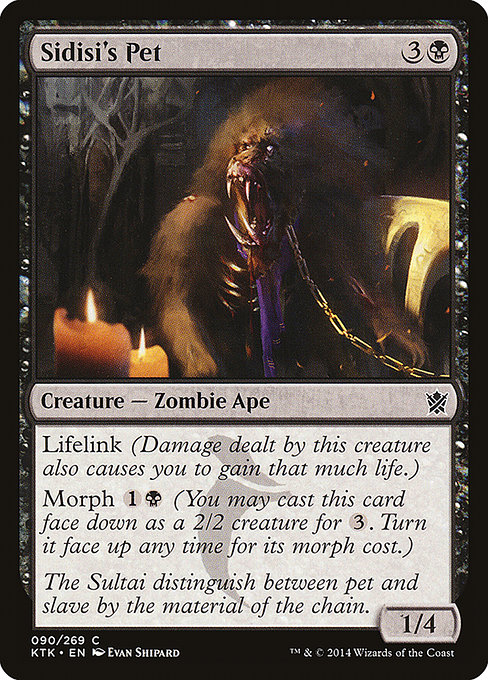 Magic the Gathering Card - Sidisi's Pet - MTG Circle