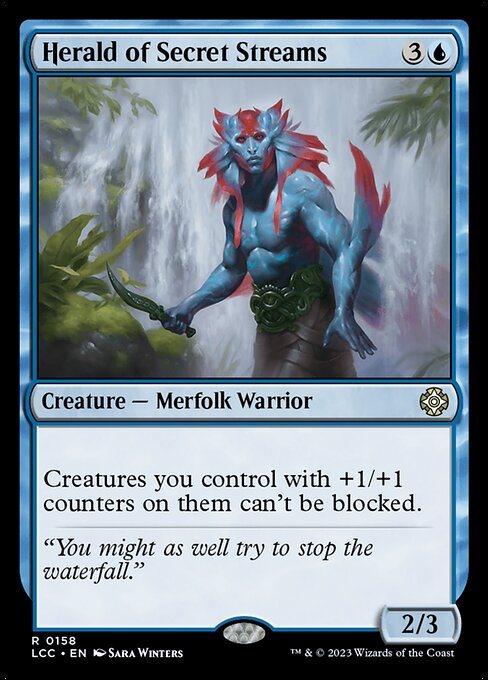 Magic the Gathering Card - Herald of Secret Streams - MTG Circle