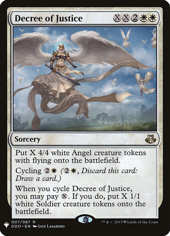 Magic the Gathering Card - Decree of Justice - MTG Circle