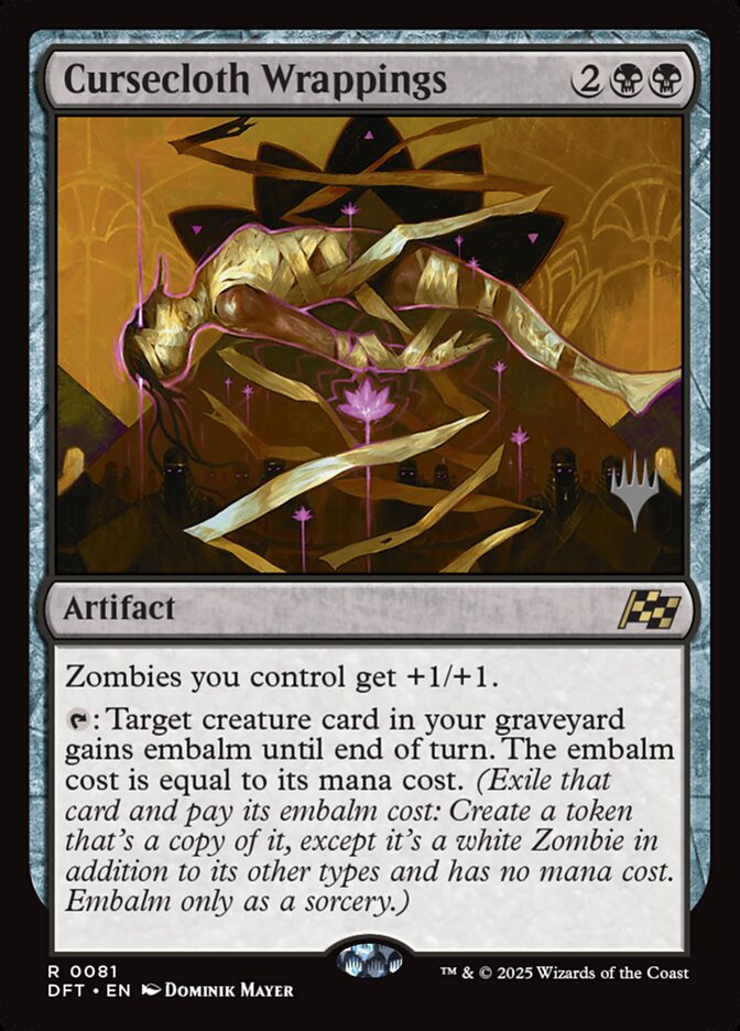 Magic the Gathering Card - Cursecloth Wrappings - MTG Circle