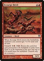 Magic the Gathering Card - Scourge Devil - MTG Circle