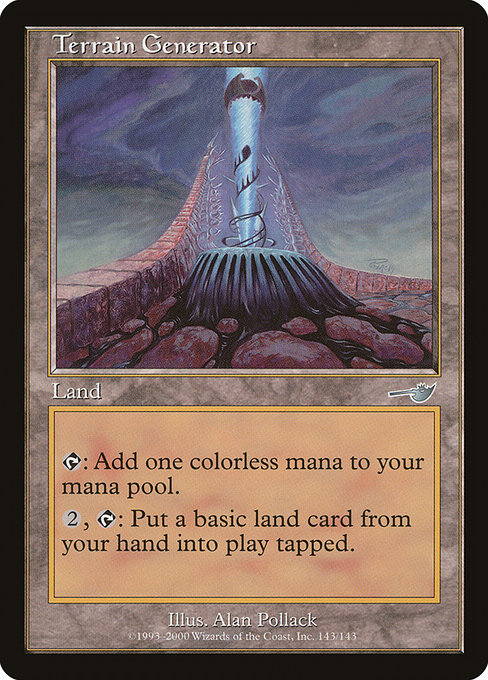 Magic the Gathering Card - Terrain Generator - MTG Circle