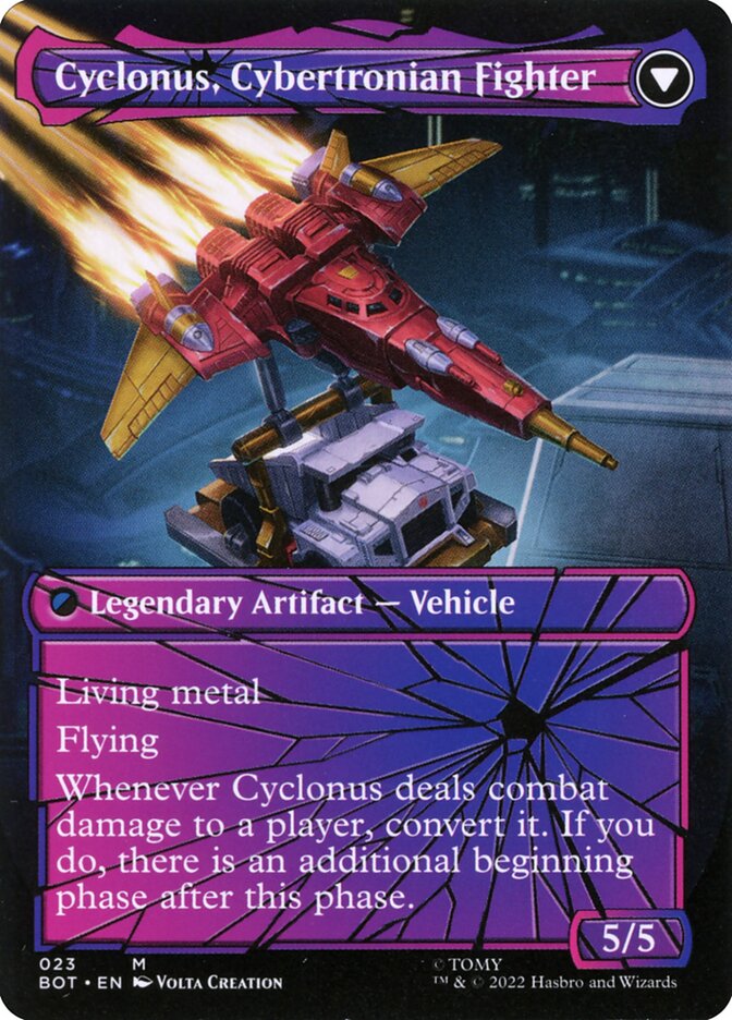 Magic the Gathering Card - Cyclonus, Cybertronian Fighter - MTG Circle