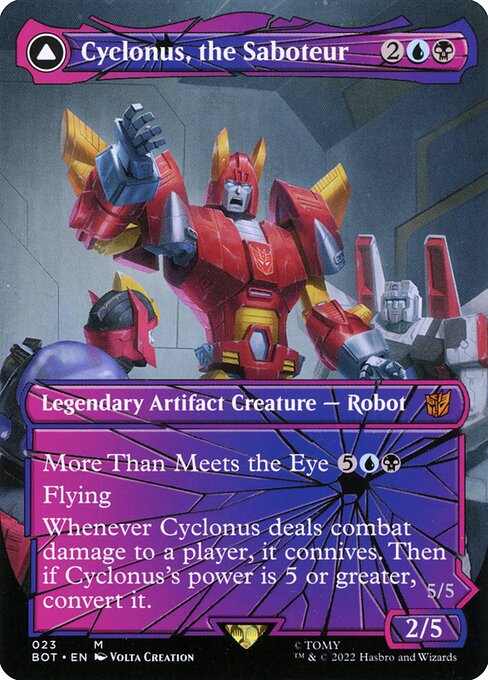 Magic the Gathering Card - Cyclonus, the Saboteur - MTG Circle