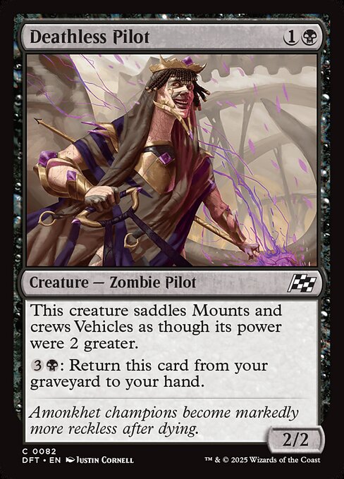 Magic the Gathering Card - Deathless Pilot - MTG Circle