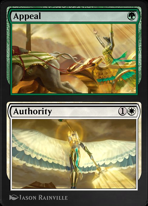 Magic the Gathering Card - Appeal // Authority - MTG Circle