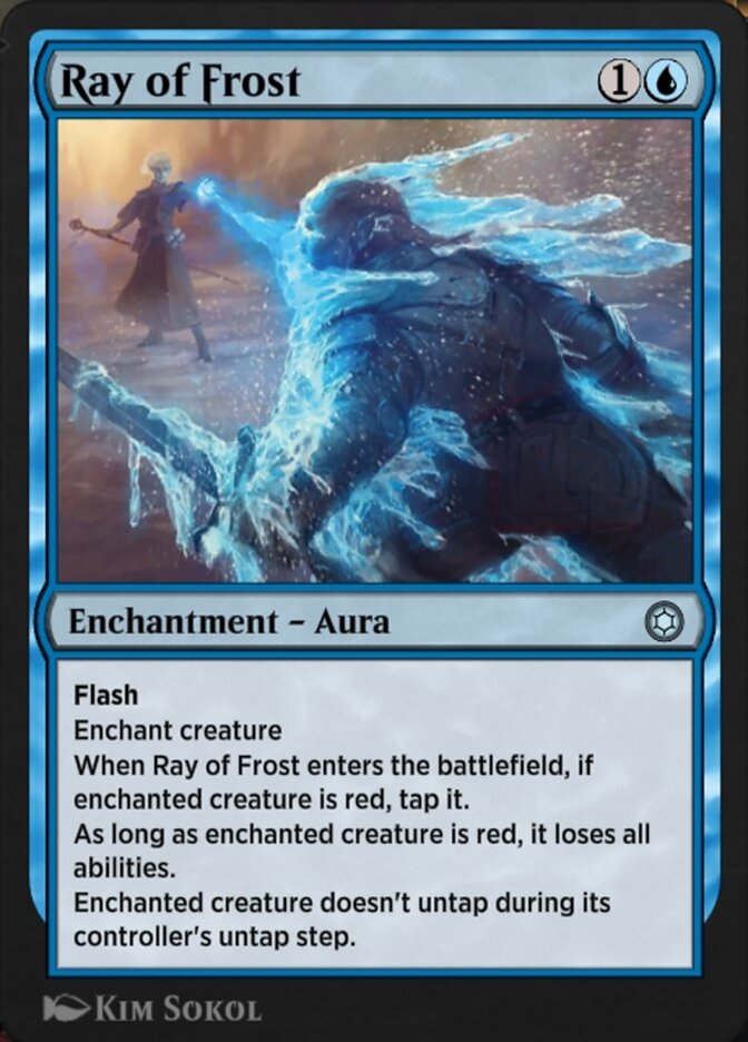 Magic the Gathering Card - Ray of Frost - MTG Circle