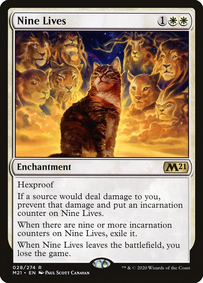 Magic the Gathering Card - Nine Lives - MTG Circle