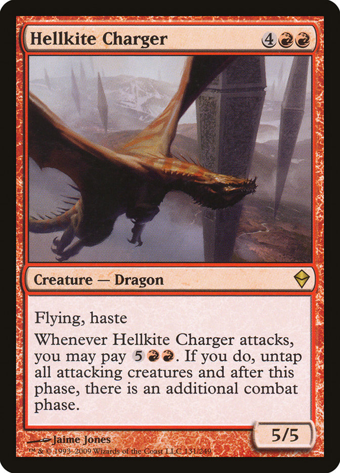Magic the Gathering Card - Hellkite Charger - MTG Circle