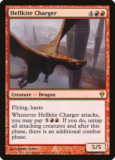 Magic the Gathering Card - Hellkite Charger - MTG Circle