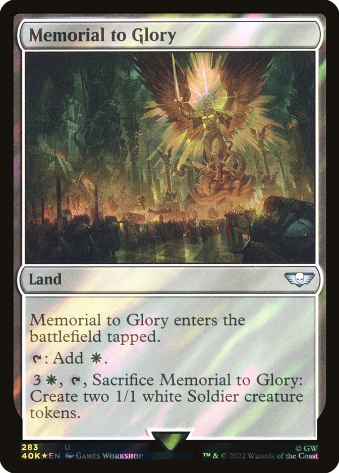 Magic the Gathering Card - Memorial to Glory - MTG Circle