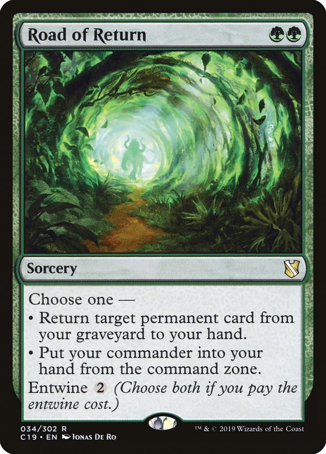 Magic the Gathering Card - Road of Return - MTG Circle