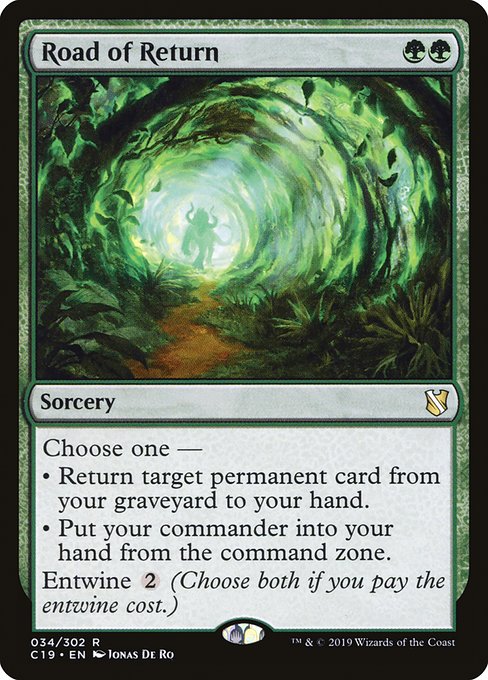 Magic the Gathering Card - Road of Return - MTG Circle