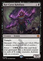 Magic the Gathering Card - Rot-Curse Rakshasa - MTG Circle