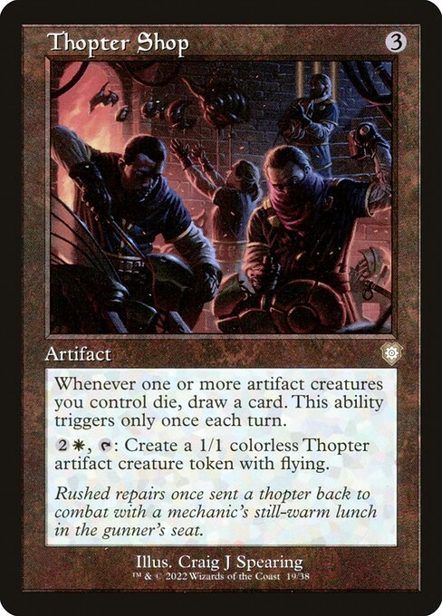 Magic the Gathering Card - Thopter Shop - MTG Circle