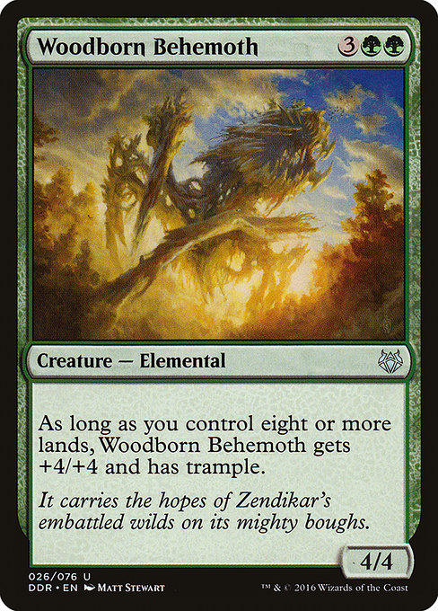 Magic the Gathering Card - Woodborn Behemoth - MTG Circle
