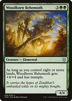 Magic the Gathering Card - Woodborn Behemoth - MTG Circle