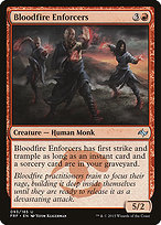 Magic the Gathering Card - Bloodfire Enforcers - MTG Circle