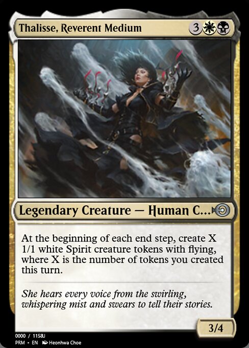 Magic the Gathering Card - Thalisse, Reverent Medium - MTG Circle