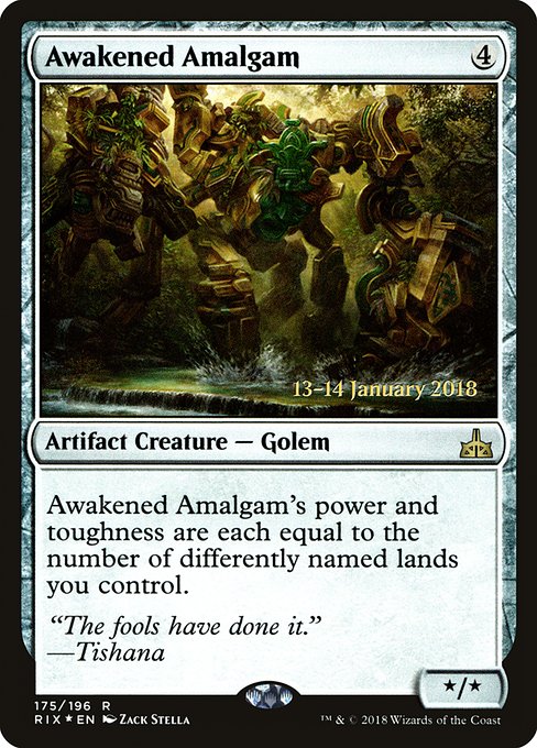 Magic the Gathering Card - Awakened Amalgam - MTG Circle