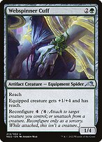 Magic the Gathering Card - Webspinner Cuff - MTG Circle