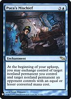 Magic the Gathering Card - Puca's Mischief - MTG Circle
