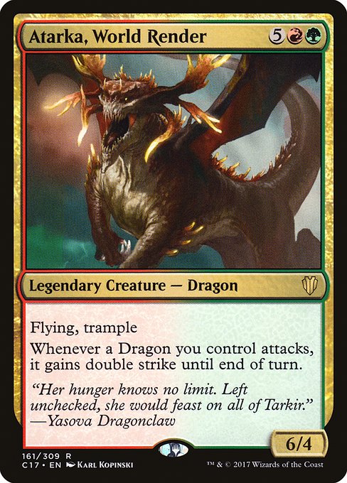 Magic the Gathering Card - Atarka, World Render - MTG Circle