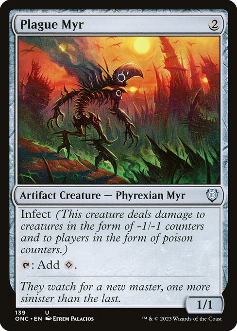 Magic the Gathering Card - Plague Myr - MTG Circle