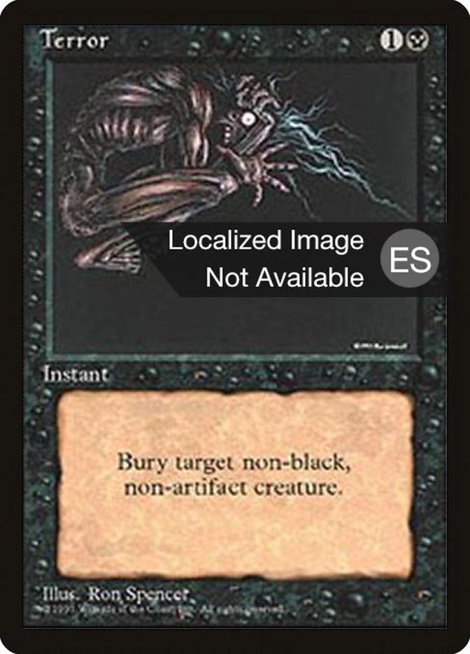 Magic the Gathering Card - Terror - MTG Circle