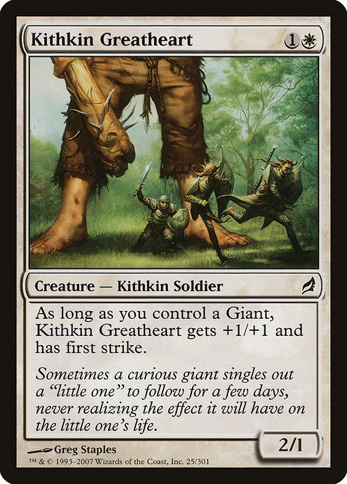 Magic the Gathering Card - Kithkin Greatheart - MTG Circle
