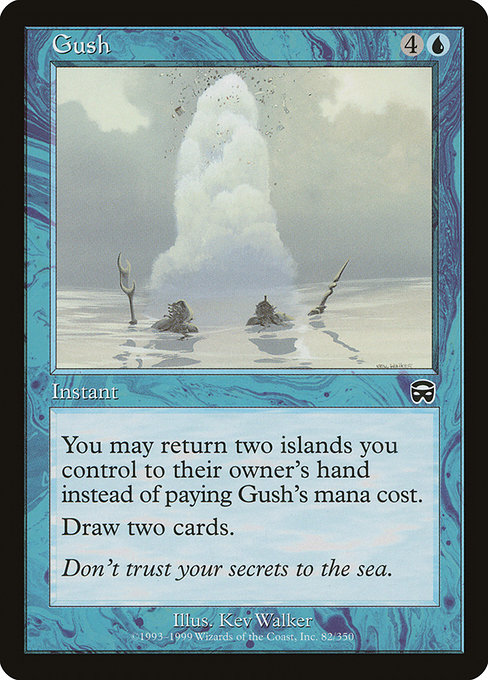 Magic the Gathering Card - Gush - MTG Circle