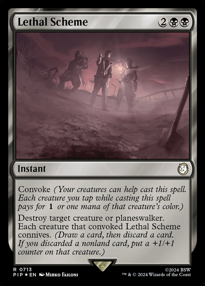 Magic the Gathering Card - Lethal Scheme - MTG Circle