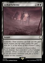 Magic the Gathering Card - Lethal Scheme - MTG Circle