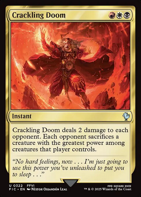 Magic the Gathering Card - Crackling Doom - MTG Circle