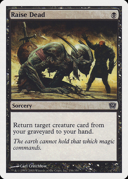 Magic the Gathering Card - Raise Dead - MTG Circle