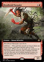 Magic the Gathering Card - Bloodbraid Marauder - MTG Circle