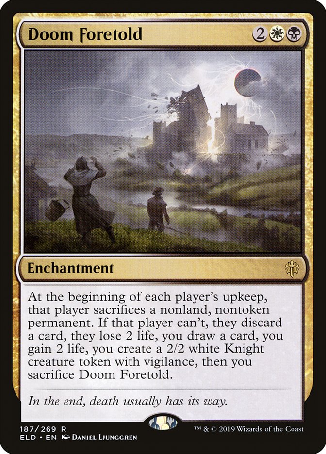 Magic the Gathering Card - Doom Foretold - MTG Circle