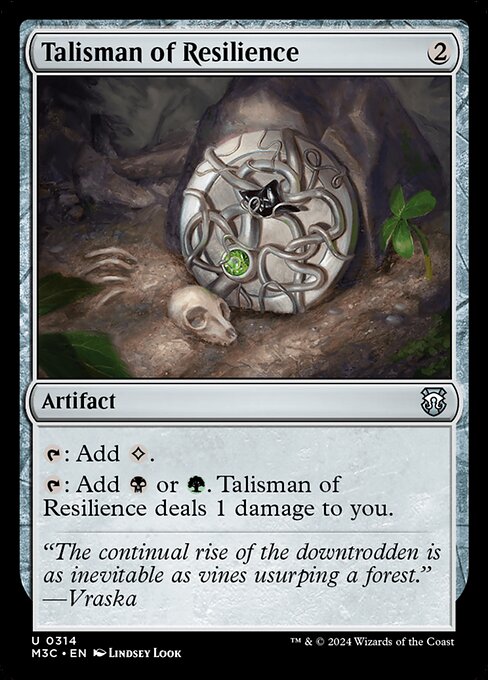 Magic the Gathering Card - Talisman of Resilience - MTG Circle