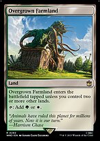 Magic the Gathering Card - Overgrown Farmland - MTG Circle