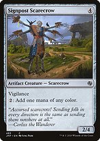 Magic the Gathering Card - Signpost Scarecrow - MTG Circle