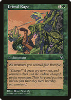Magic the Gathering Card - Primal Rage - MTG Circle