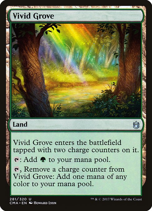 Magic the Gathering Card - Vivid Grove - MTG Circle