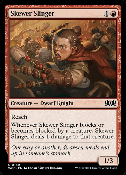 Magic the Gathering Card - Skewer Slinger - MTG Circle