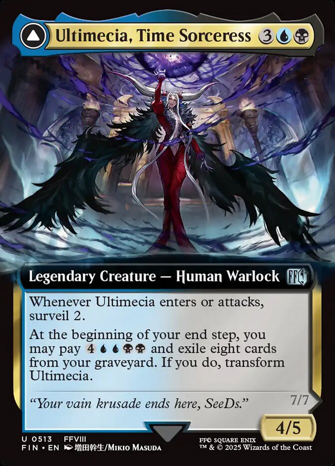 Magic the Gathering Card - Ultimecia, Time Sorceress - MTG Circle