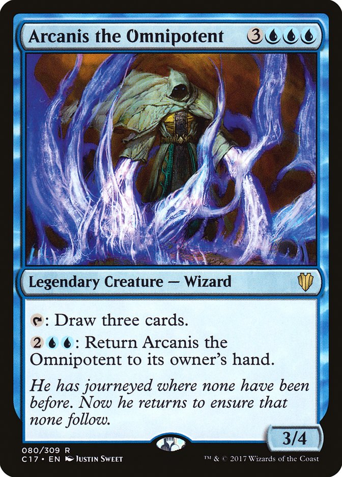 Magic the Gathering Card - Arcanis the Omnipotent - MTG Circle