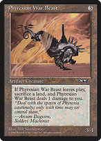 Magic the Gathering Card - Phyrexian War Beast - MTG Circle