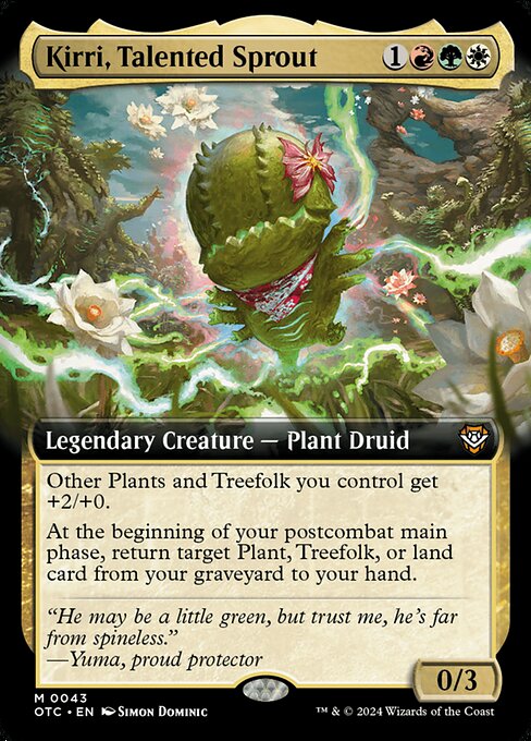 Magic the Gathering Card - Kirri, Talented Sprout - MTG Circle