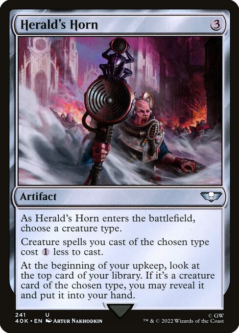 Magic the Gathering Card - Herald's Horn - MTG Circle